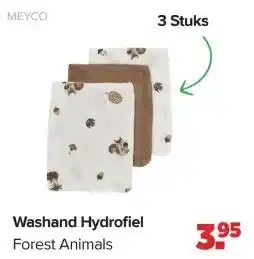 Baby-Dump Washand Hydrofiel aanbieding
