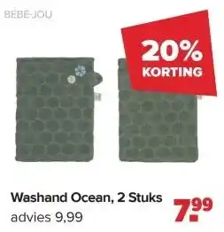 Baby-Dump Washand Ocean aanbieding