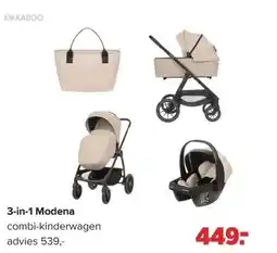 Baby-Dump 3-in-1 Modena combi kinderwagen aanbieding