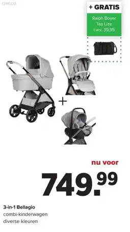 Baby-Dump 3 in 1 Bellagio aanbieding