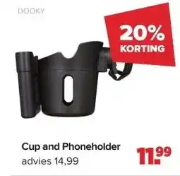 Baby-Dump Cup and Phoneholder aanbieding