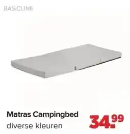 Baby-Dump Matras Campingbed aanbieding