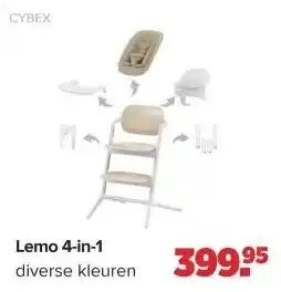Baby-Dump Lemo 4 in 1 aanbieding