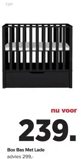 Baby-Dump Box Bas Met Lade aanbieding