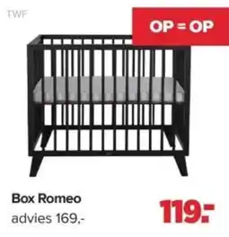 Baby-Dump Box Romeo aanbieding