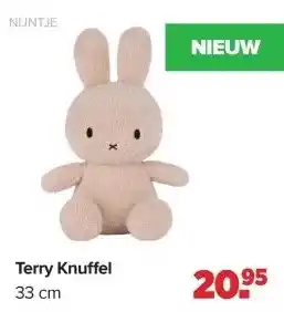 Baby-Dump Terry Knuffel aanbieding