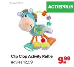 Baby-Dump Clip Clop Activity Rattle aanbieding