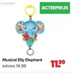 Baby-Dump Musical Elly Elephant aanbieding