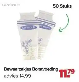 Baby-Dump Bewaarzakjes Borstvoeding aanbieding