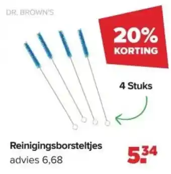 Baby-Dump Reinigingsborsteltjes aanbieding