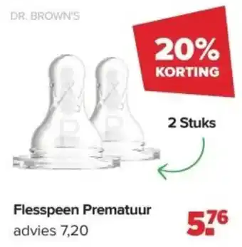 Baby-Dump Flesspeen Prematuur aanbieding