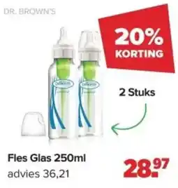 Baby-Dump Fles Glasadvies aanbieding