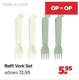Baby-Dump Raffi Vork Set aanbieding
