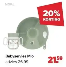 Baby-Dump Babyservies Mio aanbieding