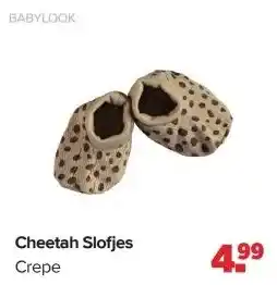 Baby-Dump Cheetah Slofjes Crepe aanbieding