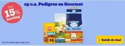 Bol.com o.a. Pedigree en Gourmet aanbieding