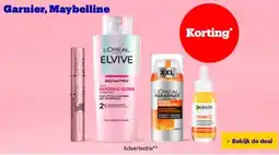 Bol.com Garnier, Maybelline aanbieding