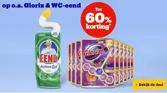 Bol.com op o.a. Glorix & WC-eend aanbieding