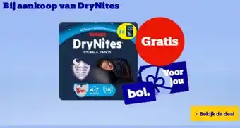 Bol.com Bij aankoop van DryNites aanbieding
