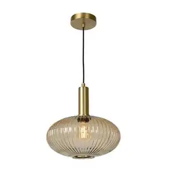 Praxis Lucide Hanglamp Maloto - Amber - 30cm - E27 aanbieding
