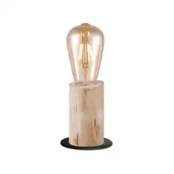 Praxis Home Sweet Home tafellamp Billy hout ⌀10cm E27 aanbieding