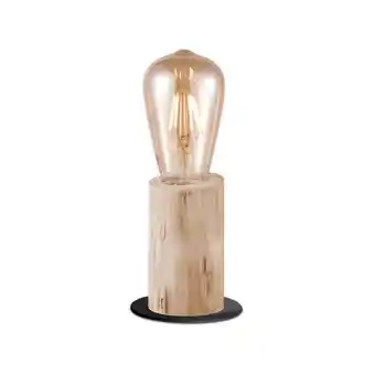 Praxis Home Sweet Home tafellamp Billy hout ⌀10cm E27 aanbieding