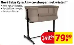 Kruidvat Novi Baby Kyra Air+ co-sleeper met wielen aanbieding