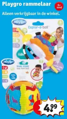 Kruidvat Playgro rammelaar aanbieding