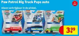 Kruidvat Paw Patrol Big Truck Pups auto aanbieding