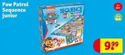 Kruidvat Paw Patrol Sequence junior aanbieding