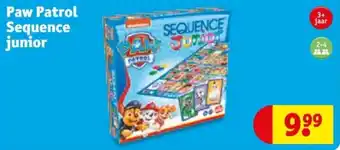 Kruidvat Paw Patrol Sequence junior aanbieding