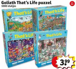 Kruidvat Goliath That's Life puzzel aanbieding