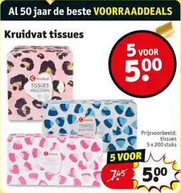 Kruidvat Kruidvat tissues aanbieding