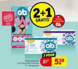 Kruidvat o.b. ProComfort Normal aanbieding