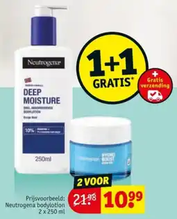 Kruidvat Neutrogena bodylotion aanbieding