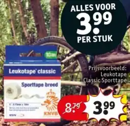 Kruidvat Leukotape Classic Sporttape aanbieding