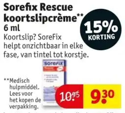 Kruidvat Sorefix Rescue koortslipcrème aanbieding