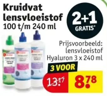 Kruidvat Kruidvat lensvloeistof aanbieding