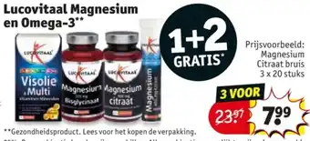 Kruidvat Lucovitaal Magnesium en Omega-3 aanbieding