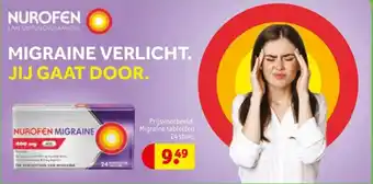 Kruidvat Migraine tabletten aanbieding