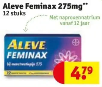 Kruidvat Aleve Feminax aanbieding
