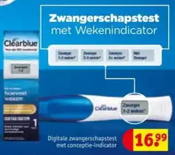 Kruidvat Digitale zwangerschapstest met conceptie-indicator aanbieding