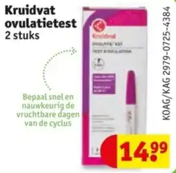 Kruidvat Kruidvat ovulatietest aanbieding