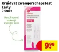 Kruidvat Kruidvat zwangerschapstest Early aanbieding