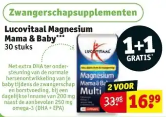 Kruidvat Lucovitaal Magnesium Mama & Baby aanbieding