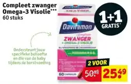 Kruidvat Compleet zwanger Omega-3 Visolie aanbieding