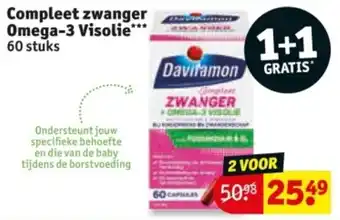 Kruidvat Compleet zwanger Omega-3 Visolie aanbieding