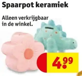 Kruidvat Spaarpot keramiek aanbieding