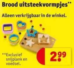 Kruidvat Brood uitsteekvormpjes aanbieding