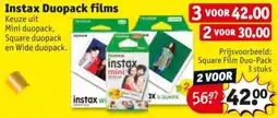 Kruidvat Instax Duopack films aanbieding